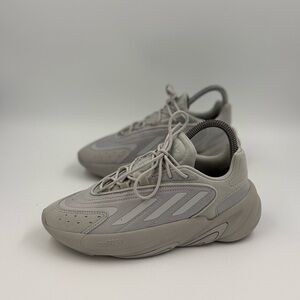 Adidas Mens H03133 Mettalic Gray Ozelia Low Top Lace Up Size 5 Trainers Shoes